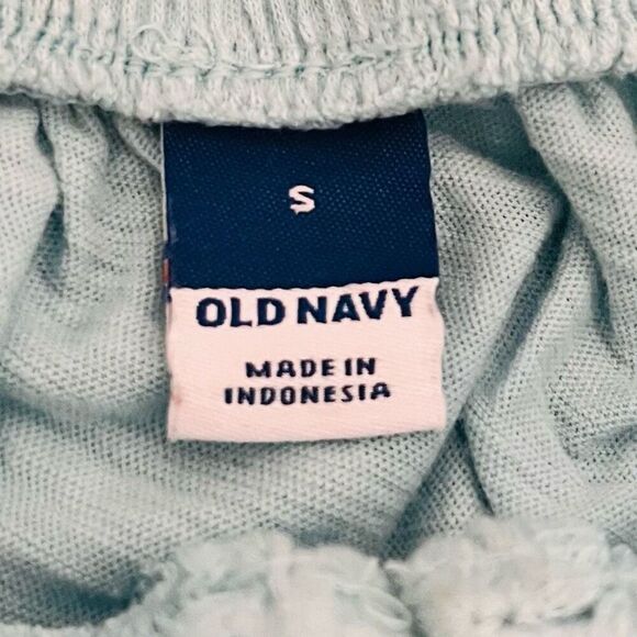 Old Navy Aqua Blue Pullover Blouse   Sz S - Picture 3 of 4